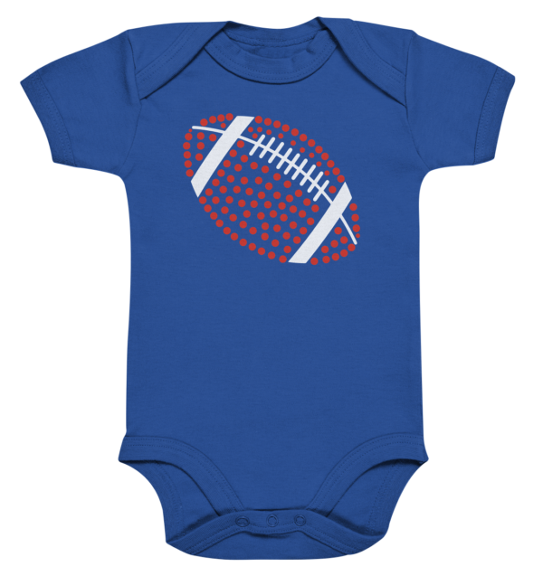 Football Dots - Organic Baby Bodysuite - Amfoo Shop