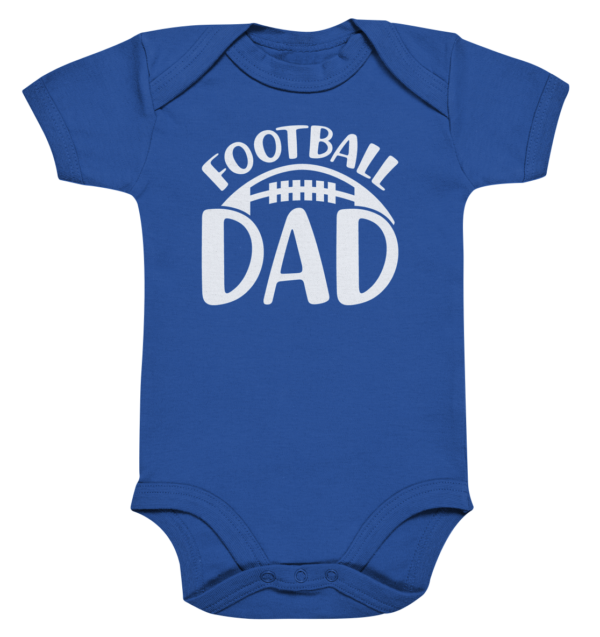 Football Dad - Organic Baby Bodysuite - Amfoo Shop