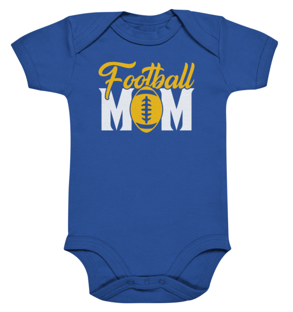 Football MOM - Organic Baby Bodysuite - Amfoo Shop