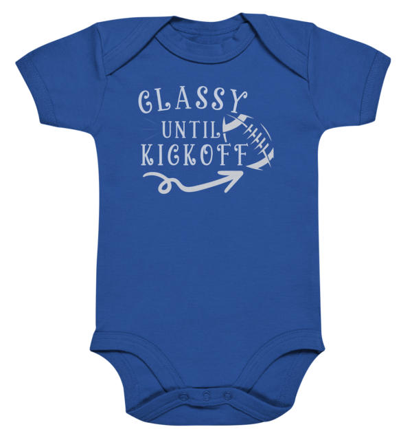 Glassy until Kick Off - Organic Baby Bodysuite - Amfoo Shop