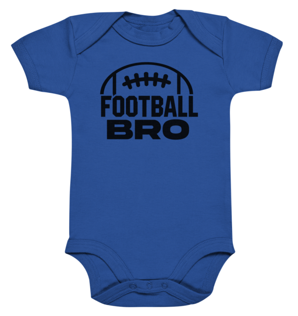 Football Bro - Organic Baby Bodysuite - Amfoo Shop