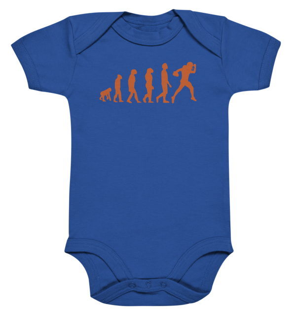 American Football Evolution - Organic Baby Bodysuite - Amfoo Shop