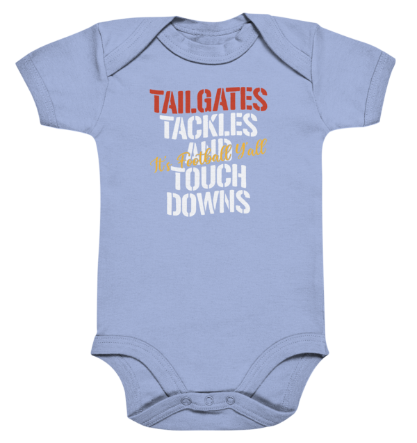 Tailgate Tackles - Organic Baby Bodysuite - Amfoo Shop