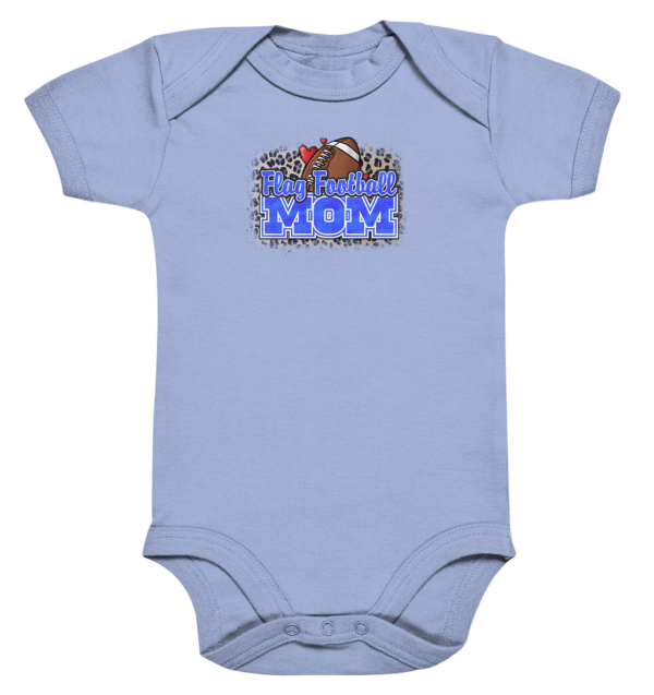 Flag Football Mom - Organic Baby Bodysuite - Amfoo Shop