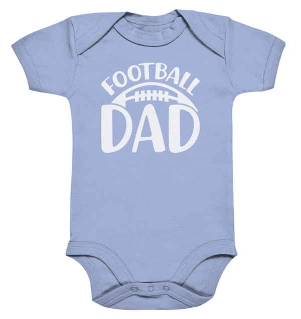 Football Dad - Organic Baby Bodysuite - Amfoo Shop