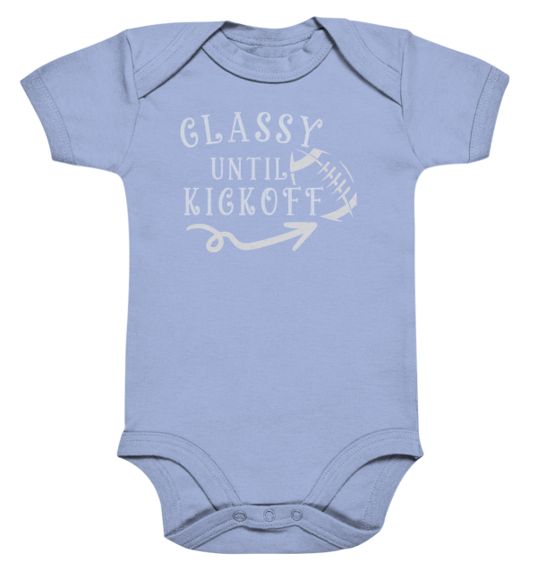 Glassy until Kick Off - Organic Baby Bodysuite - Amfoo Shop