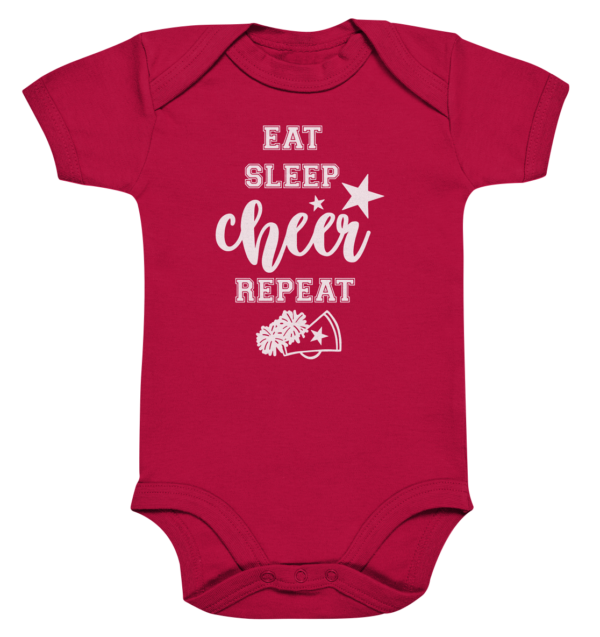 Eat Sleep Cheer - Organic Baby Bodysuite - Amfoo Shop