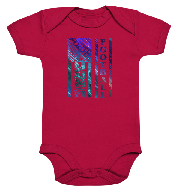 USA Football Flag - Organic Baby Bodysuite - Amfoo Shop