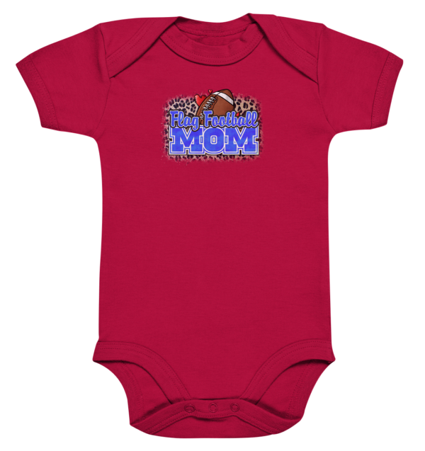 Flag Football Mom - Organic Baby Bodysuite - Amfoo Shop