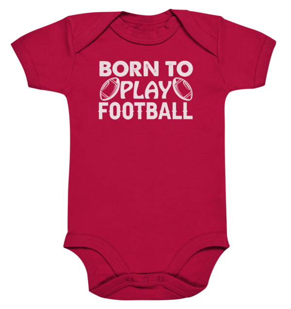 Born to Play - Organic Baby Bodysuite - Amfoo Shop