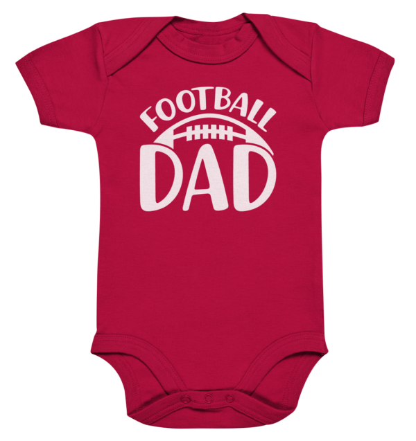 Football Dad - Organic Baby Bodysuite - Amfoo Shop