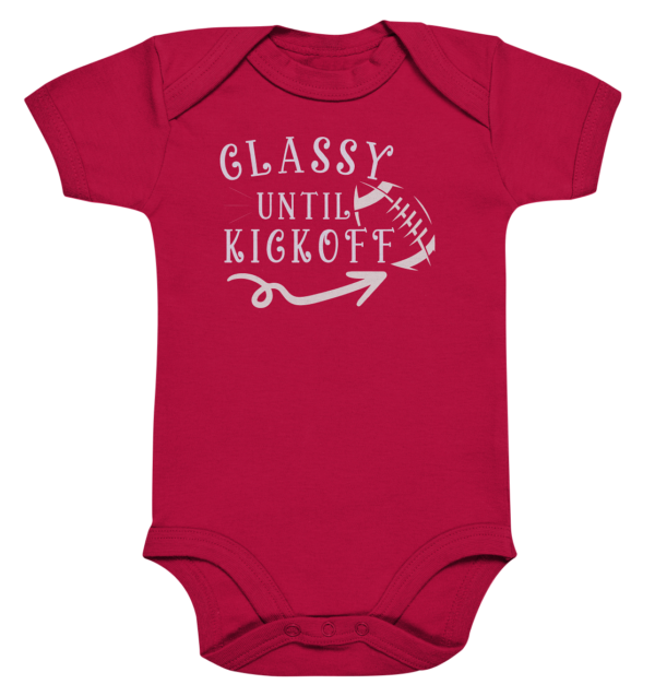 Glassy until Kick Off - Organic Baby Bodysuite - Amfoo Shop