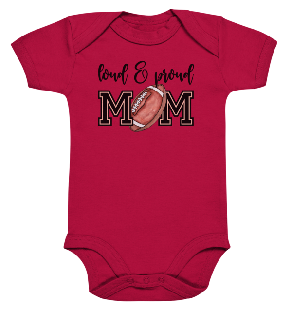 Loud & Proud Mom - Organic Baby Bodysuite - Amfoo Shop