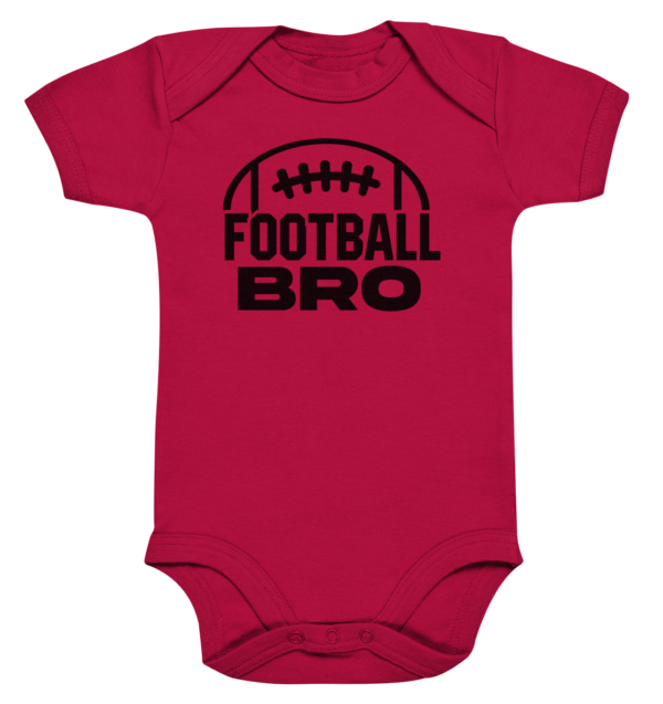 Football Bro - Organic Baby Bodysuite - Amfoo Shop