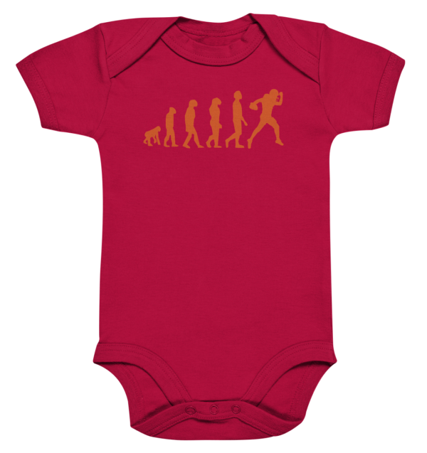 American Football Evolution - Organic Baby Bodysuite - Amfoo Shop