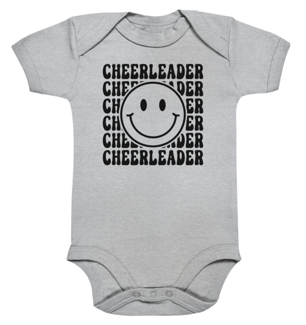 Cheerleader Smiley - Organic Baby Bodysuite - Amfoo Shop