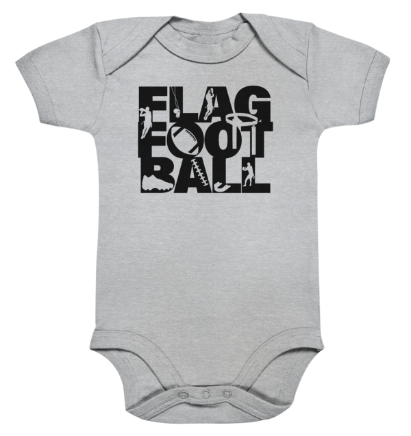 Flag Football - Organic Baby Bodysuite - Amfoo Shop