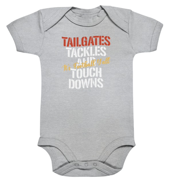 Tailgate Tackles - Organic Baby Bodysuite - Amfoo Shop