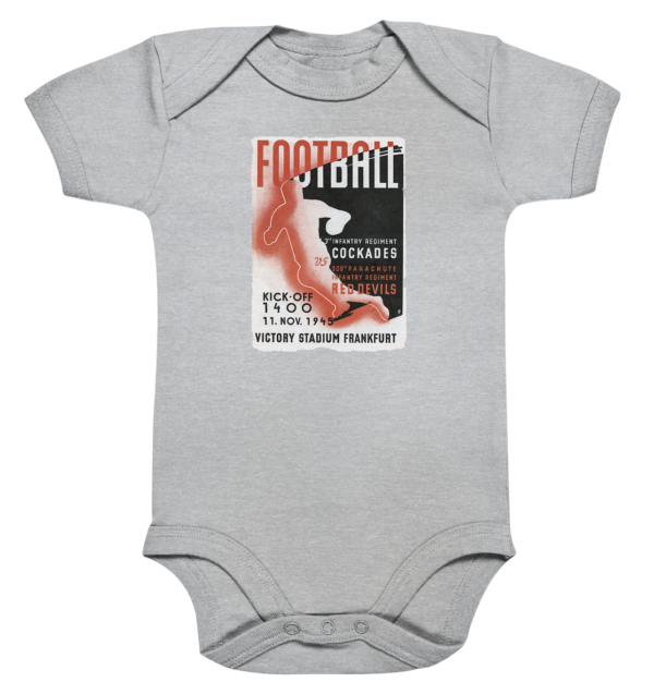 Red Devils Frankfurt 1945 - Organic Baby Bodysuite - Amfoo Shop