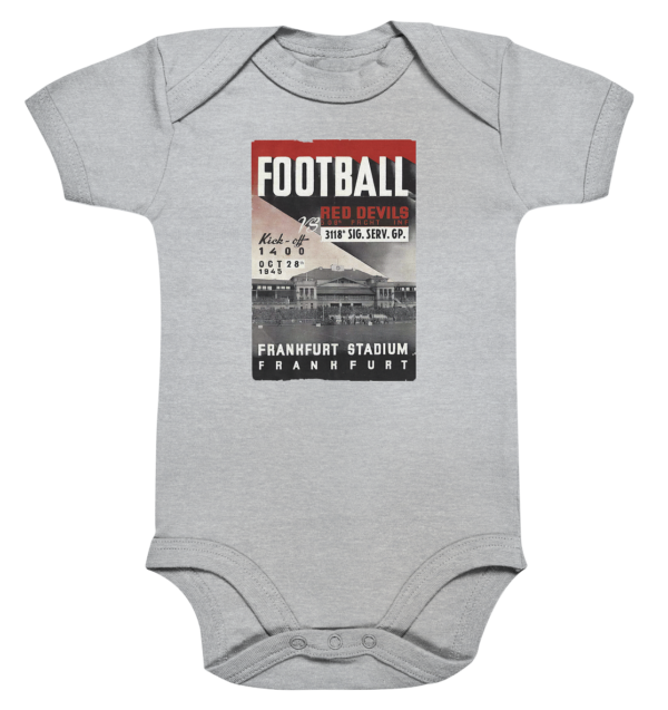 Frankfurt Football 1945 - Organic Baby Bodysuite - Amfoo Shop