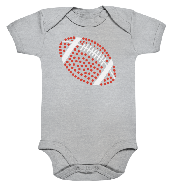 Football Dots - Organic Baby Bodysuite - Amfoo Shop