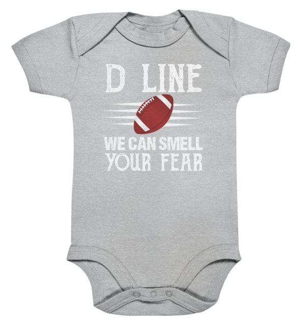 D-Line Fear - Organic Baby Bodysuite - Amfoo Shop