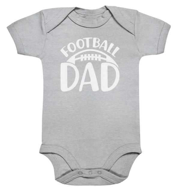 Football Dad - Organic Baby Bodysuite - Amfoo Shop