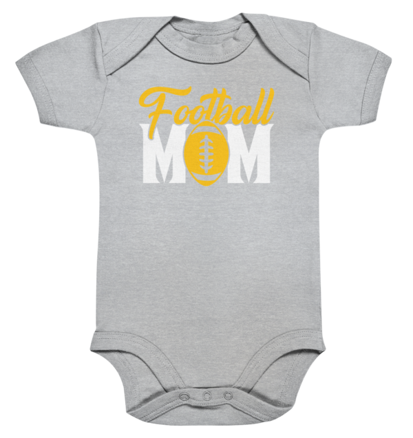 Football MOM - Organic Baby Bodysuite - Amfoo Shop