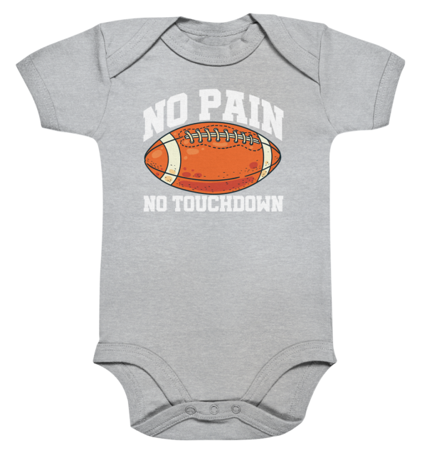 No Pain No Gain - Organic Baby Bodysuite - Amfoo Shop