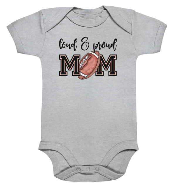 Loud & Proud Mom - Organic Baby Bodysuite - Amfoo Shop