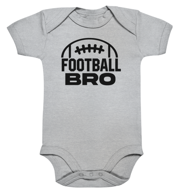 Football Bro - Organic Baby Bodysuite - Amfoo Shop