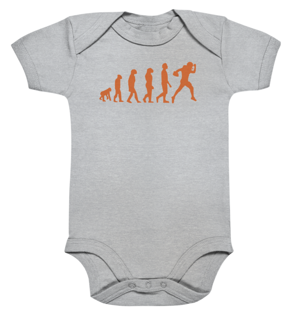 American Football Evolution - Organic Baby Bodysuite - Amfoo Shop