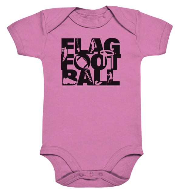 Flag Football - Organic Baby Bodysuite - Amfoo Shop