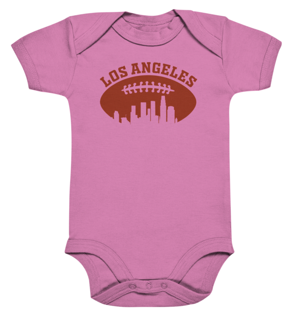 Los Angeles Football Silhouette - Organic Baby Bodysuite - Amfoo Shop