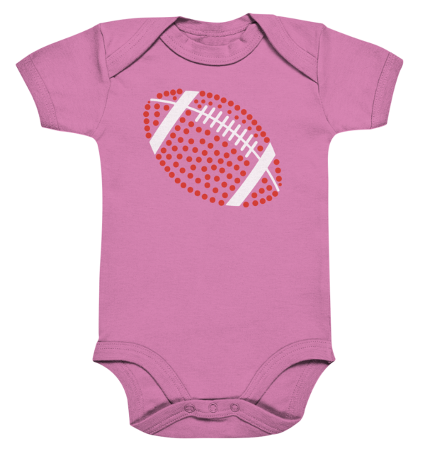 Football Dots - Organic Baby Bodysuite - Amfoo Shop