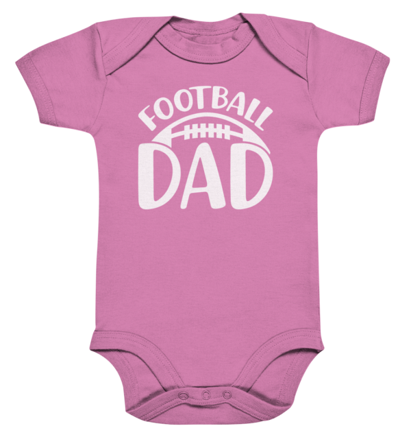 Football Dad - Organic Baby Bodysuite - Amfoo Shop