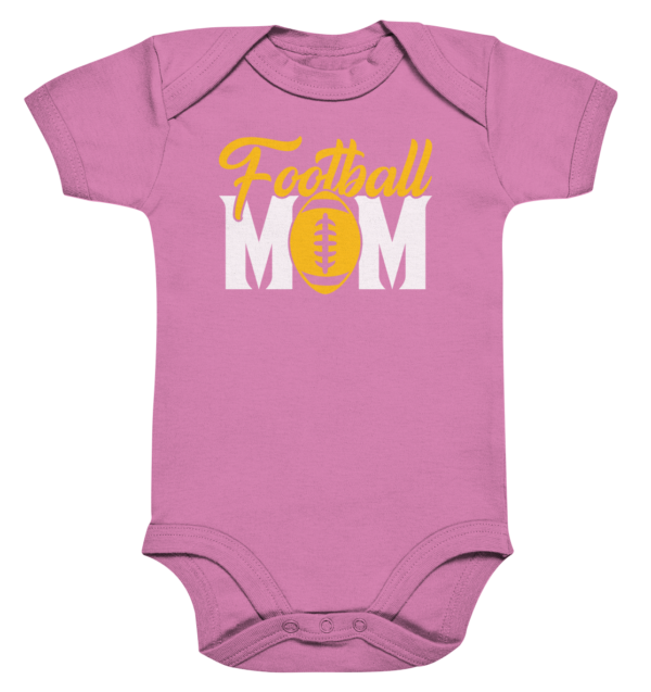 Football MOM - Organic Baby Bodysuite - Amfoo Shop