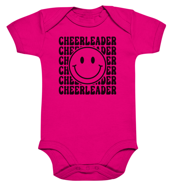 Cheerleader Smiley - Organic Baby Bodysuite - Amfoo Shop