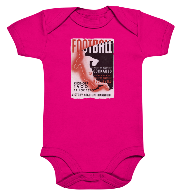 Red Devils Frankfurt 1945 - Organic Baby Bodysuite - Amfoo Shop