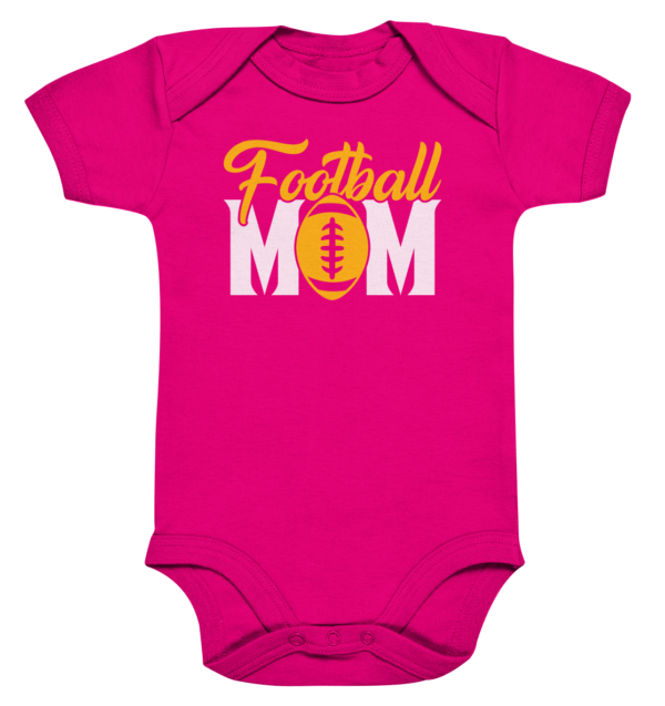 Football MOM - Organic Baby Bodysuite - Amfoo Shop