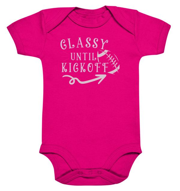 Glassy until Kick Off - Organic Baby Bodysuite - Amfoo Shop