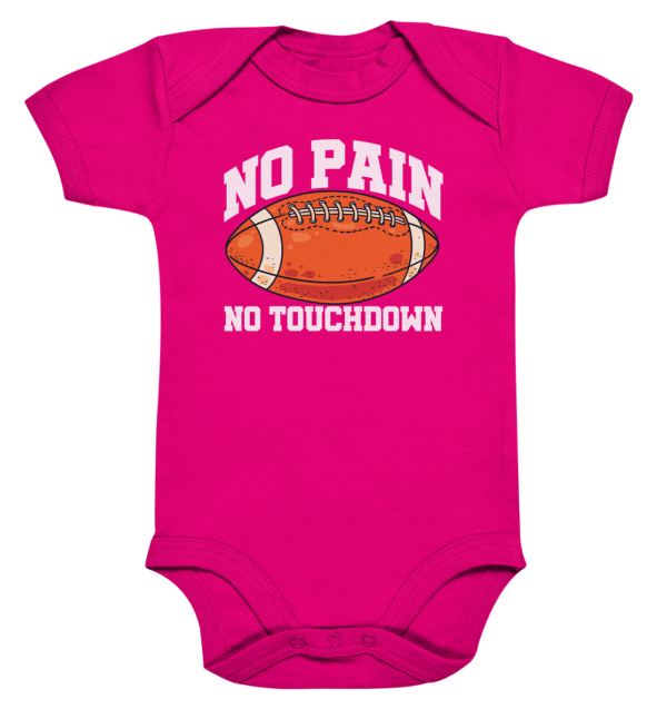 No Pain No Gain - Organic Baby Bodysuite - Amfoo Shop