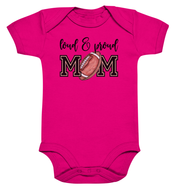 Loud & Proud Mom - Organic Baby Bodysuite - Amfoo Shop