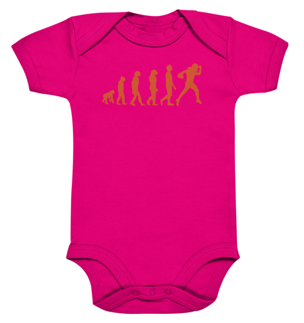 American Football Evolution - Organic Baby Bodysuite - Amfoo Shop