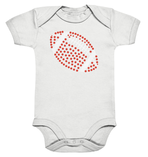 Football Dots - Organic Baby Bodysuite - Amfoo Shop