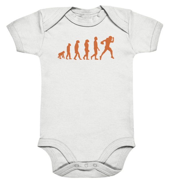 American Football Evolution - Organic Baby Bodysuite - Amfoo Shop