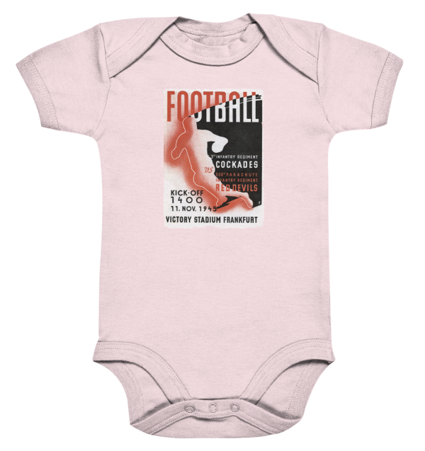 Red Devils Frankfurt 1945 - Organic Baby Bodysuite - Amfoo Shop