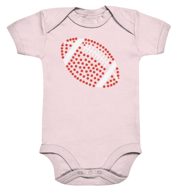 Football Dots - Organic Baby Bodysuite - Amfoo Shop