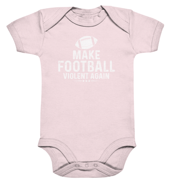 Make Football Violant again - Organic Baby Bodysuite - Amfoo Shop