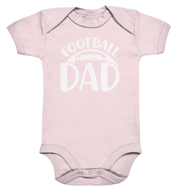 Football Dad - Organic Baby Bodysuite - Amfoo Shop